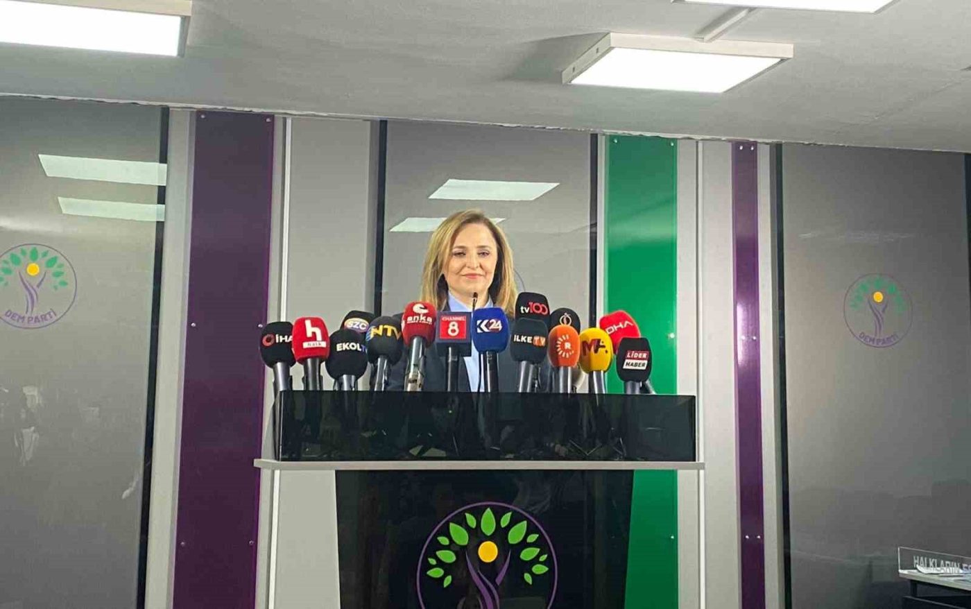 DEM Parti Sözcüsü Ayşegül Doğan, “Yeni anayasa konusunda DEM Parti’nin