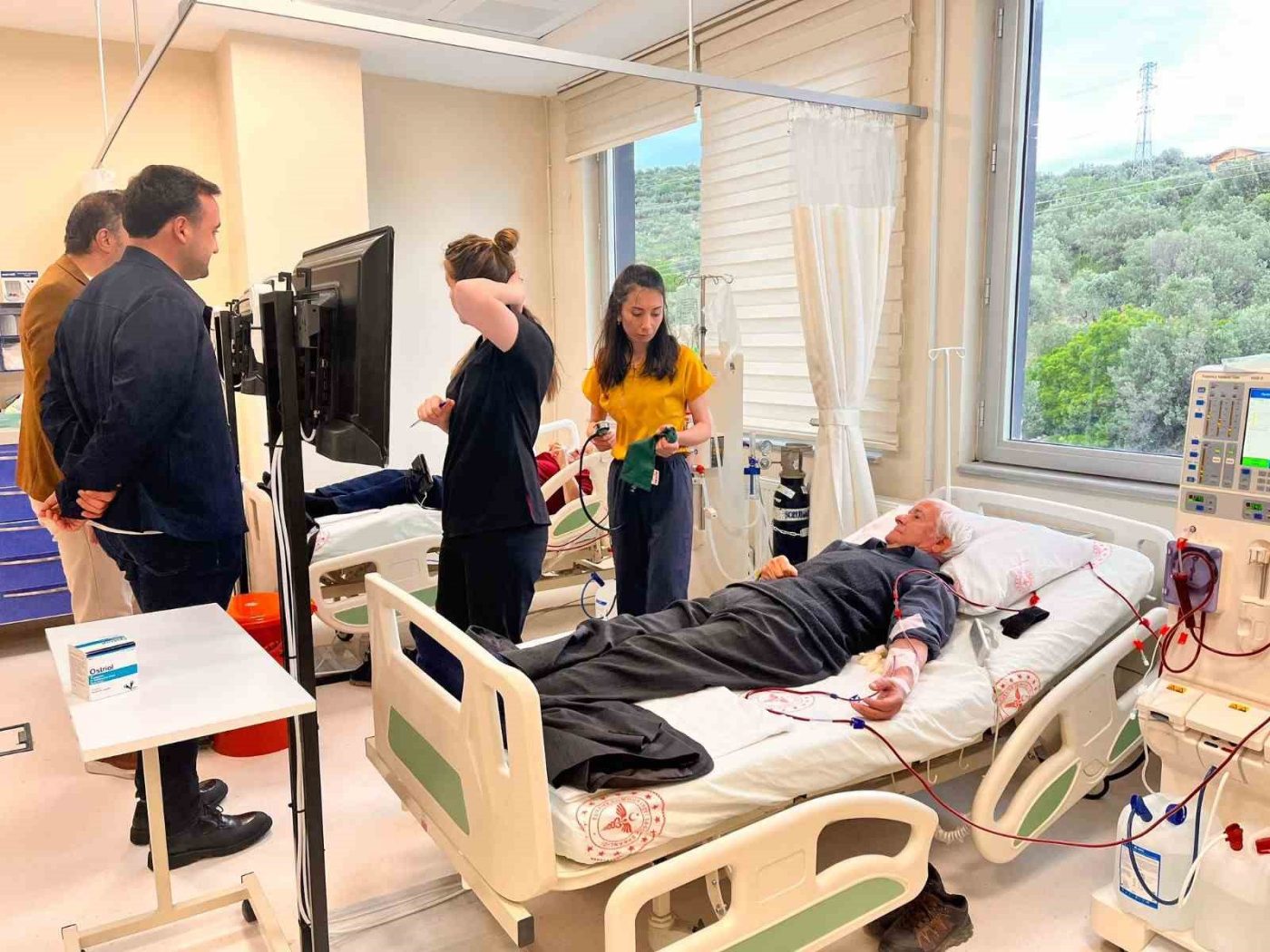 Marmara Adası’nda hizmet veren Süleyman İlik İlçe Devlet Hastanesi’nde kurulan