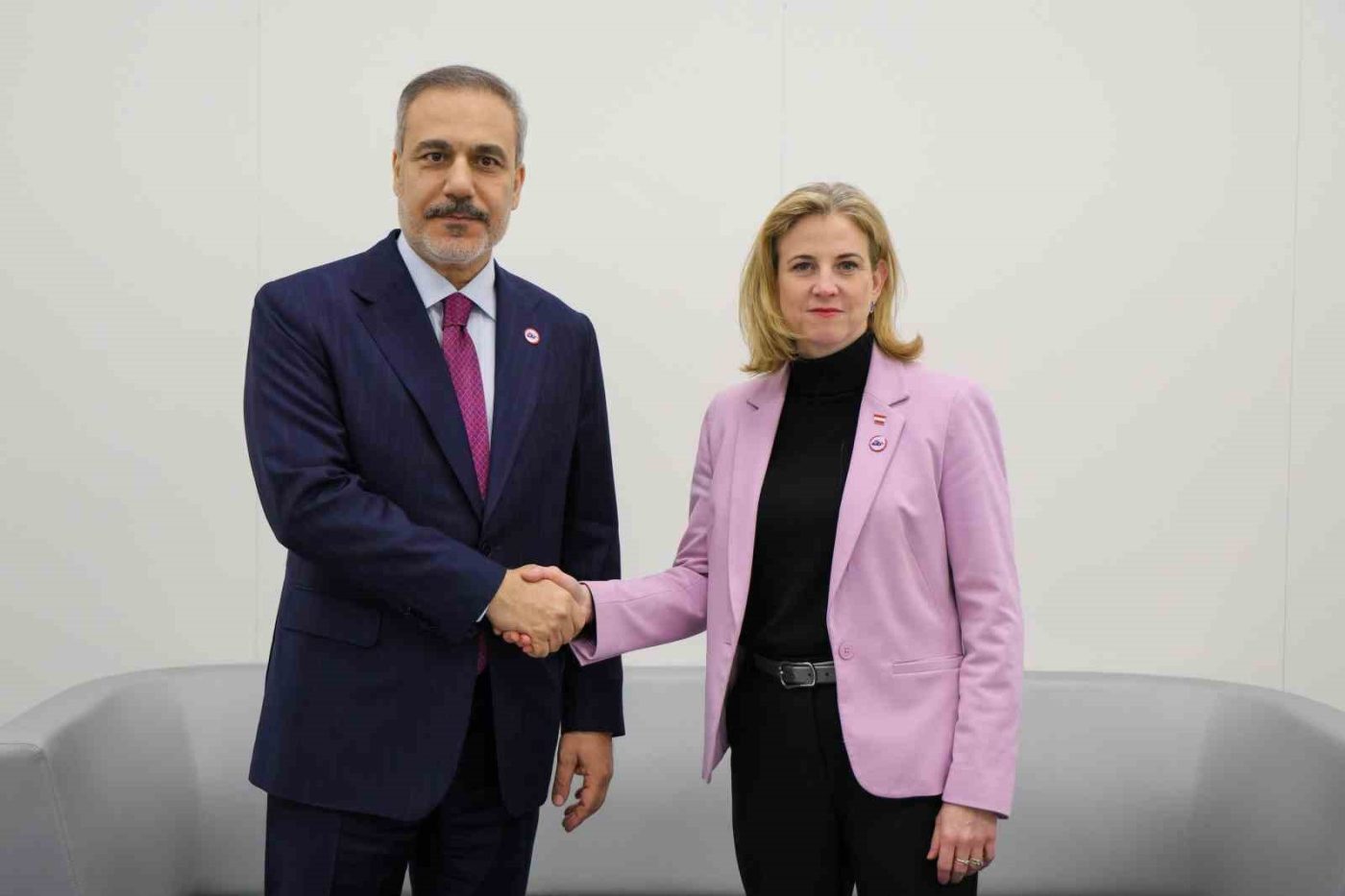 Dışişleri Bakanı Hakan Fidan, Avusturya Dışişleri Bakanı Beate Meinl-Reisinger ile