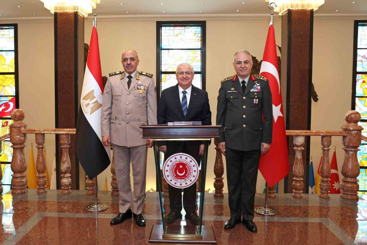Genelkurmay Başkanı Orgeneral Metin Gürak’ın davetlisi olarak Ankara’ya gelen Mısır