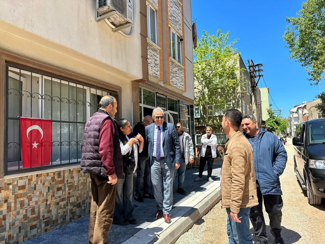 Bandırma Belediye Başkanı Dursun Mirza, Çınarlı Mahallesi 7002. Sokak’ta yürütülen