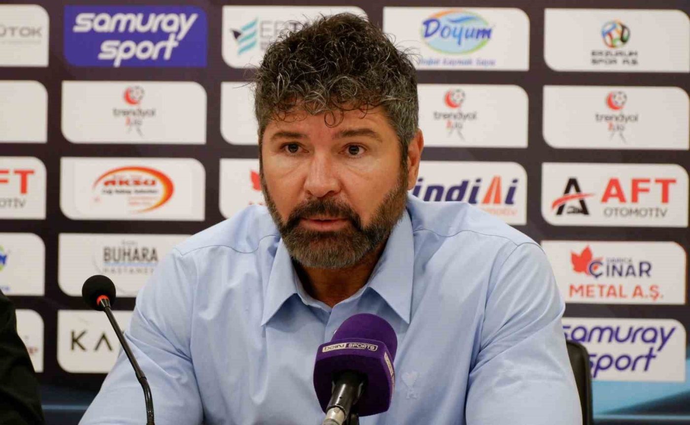 Trendyol 1. Lig’in 37. haftasında oynanan Erzurumspor FK-Ümraniyespor maçının ardından