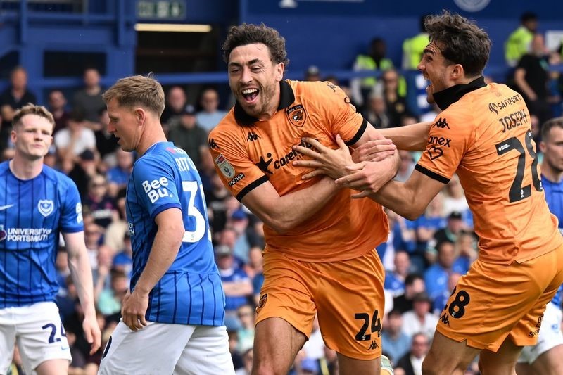 İngiltere Championship ekiplerinden Hull City, ligin son haftasında Portsmouth ile