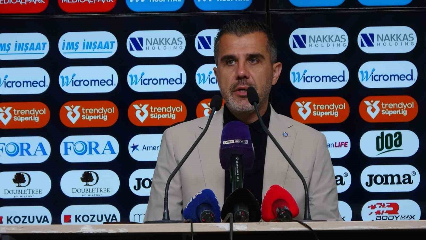 Adana Demirspor Teknik Direktörü Mustafa Alper Avcı, Göztepe maçının ardından,