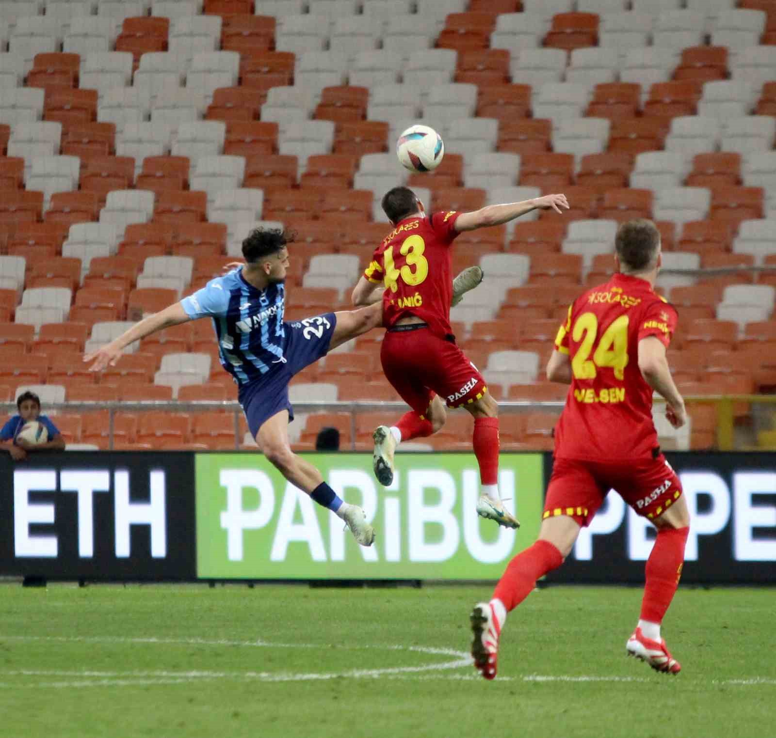 Trendyol Süper Lig’in 34. haftasında Adana Demirspor, konuk ettiği Göztepe’ye