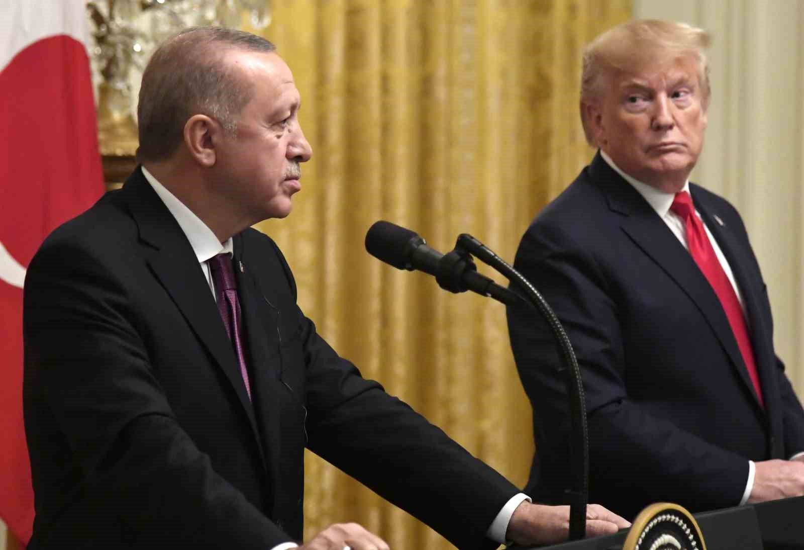 Cumhurbaşkanı Recep Tayyip Erdoğan ile ABD Başkanı Donald Trump bir