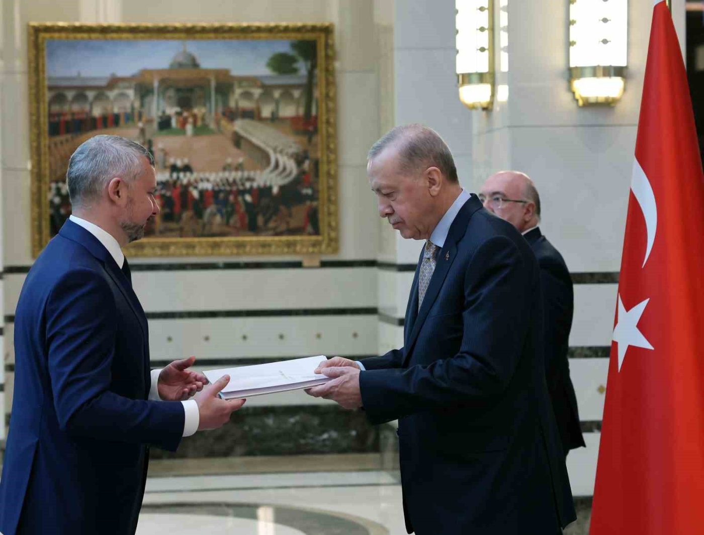 Cumhurbaşkanı Recep Tayyip Erdoğan, Belarus, Brezilya, Ekvador, Gürcistan, Vietnam büyükelçilerini