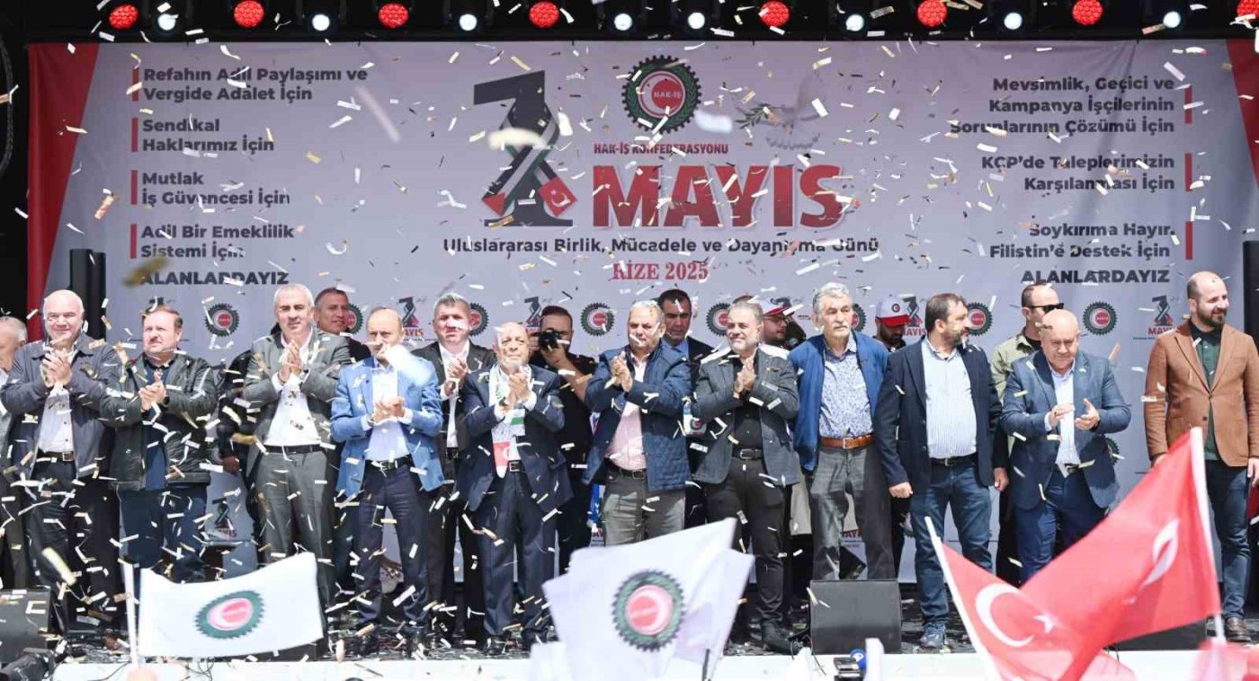 Hak İşçi Sendikaları Konfederasyonu (HAK-İŞ) Genel Başkanı Mahmut Arslan, 1
