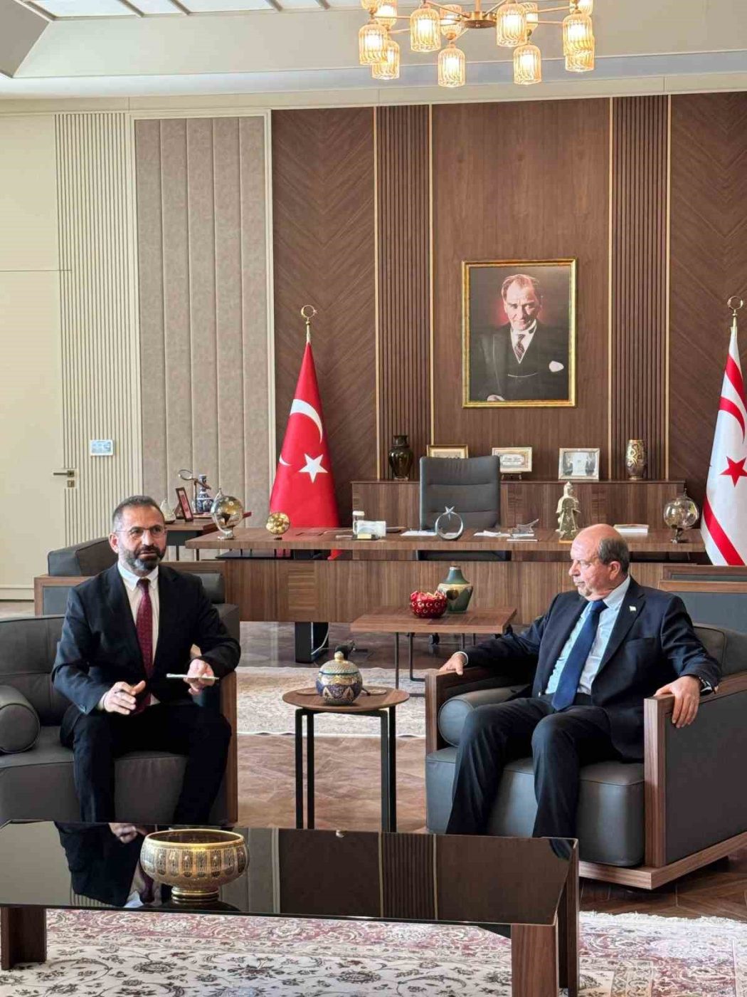 Kuzey Kıbrıs Türk Cumhuriyeti (KKTC) Cumhurbaşkanı Ersin Tatar, Kıbrıs’ın bütün