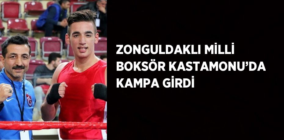 Zonguldaklı milli boksör Yavuz