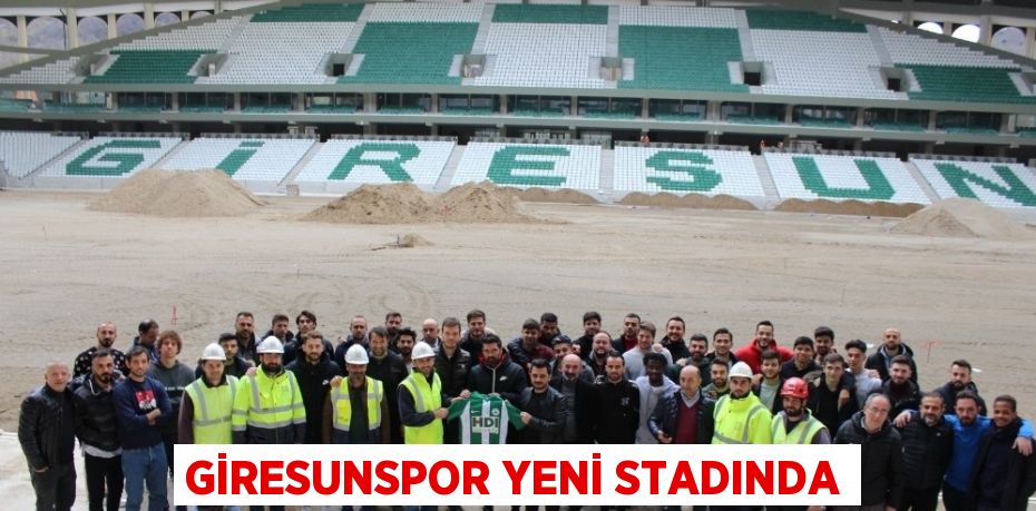 Giresunspor, yapımı devam eden