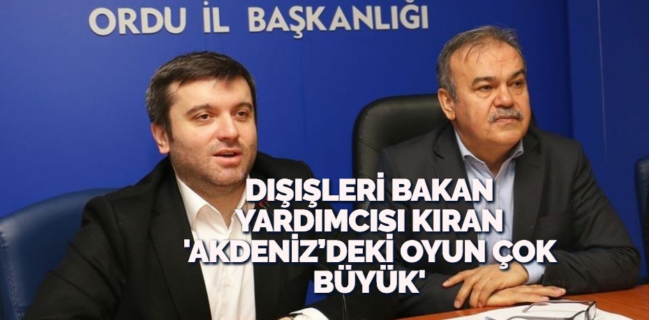 Dışişleri Bakan Yardımcısı Yavuz