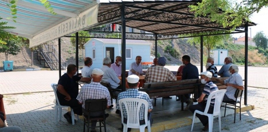 KAYMAKAM YAZAR’IN MAHALLE ZİYARETLERİ SÜRÜYOR