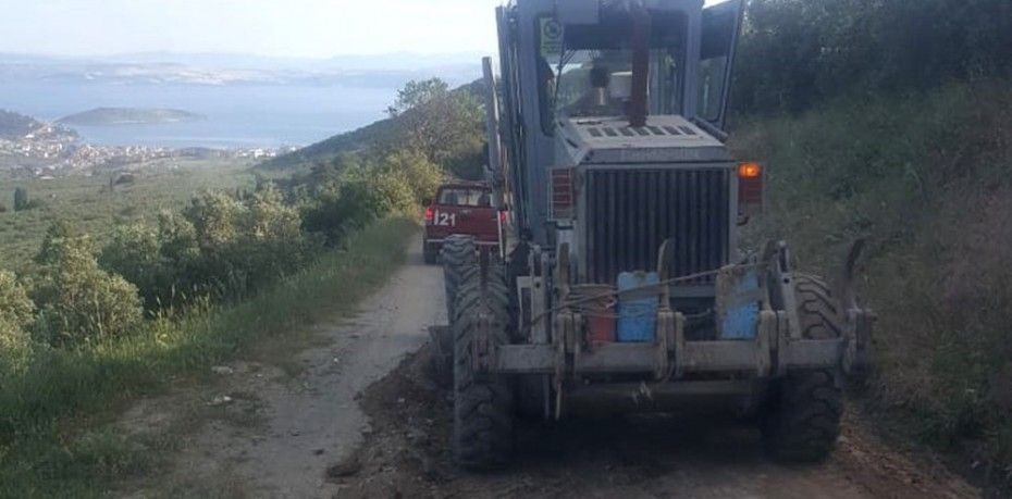 ERDEK’TE ODUNCU YOLU ONARILDI