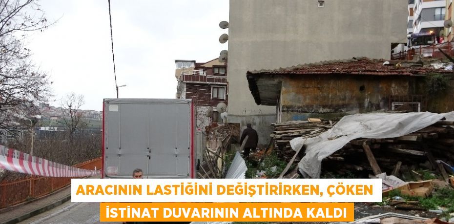 Kağıthane’de bir kişi aracının