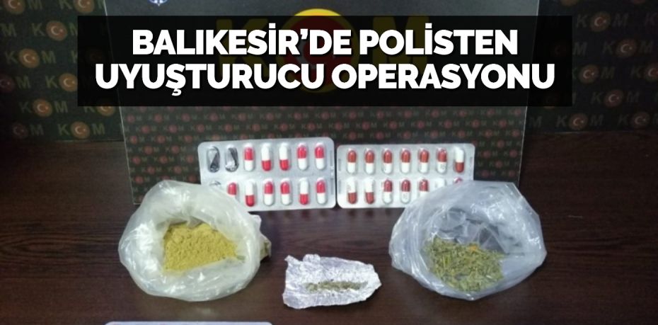 Bandırma ilçesinde polis ekiplerinin