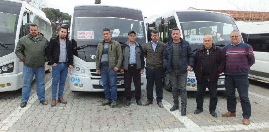 BURHANİYE’DE 5 KIRSAL MAHALLE DE ULAŞIM SEVİNCİ