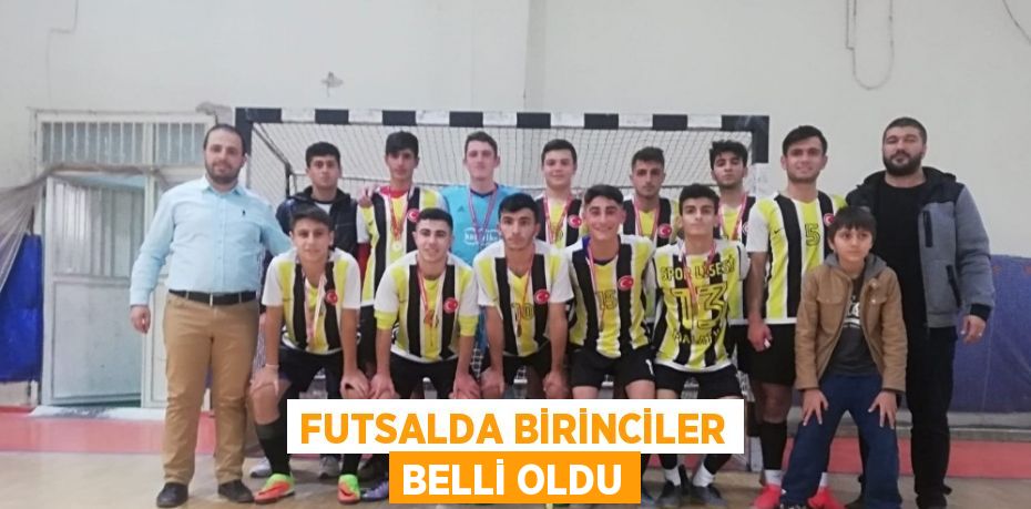 FUTSALDA BİRİNCİLER BELLİ OLDU