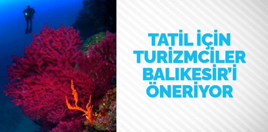 TATİL İÇİN TURİZMCİLER BALIKESİR’İ ÖNERİYOR