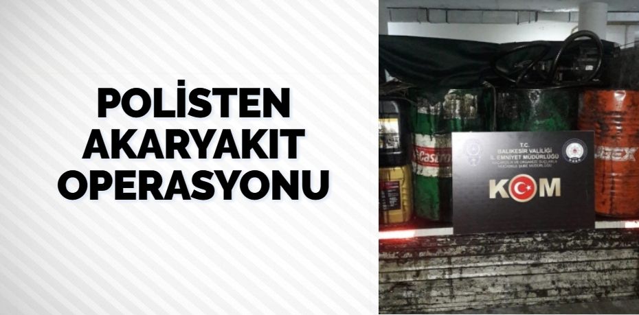 Balıkesir polisi Bursa uygulama