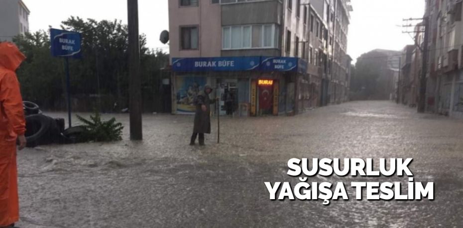 SUSURLUK YAĞIŞA TESLİM