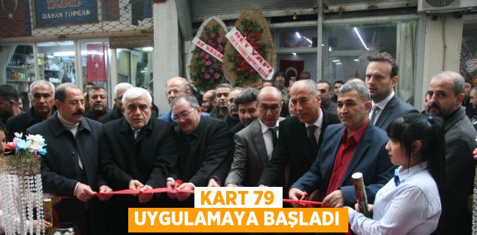 Kilis’te şehir içi ulaşımda kullanılacak Kart 79, düzenlenen törenle hizmete