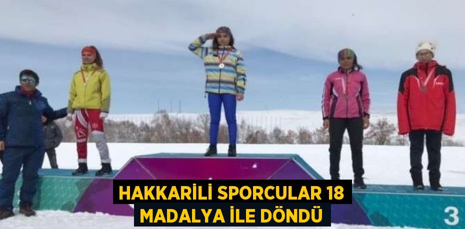 Hakkari Kayak Takımı sporcuları,