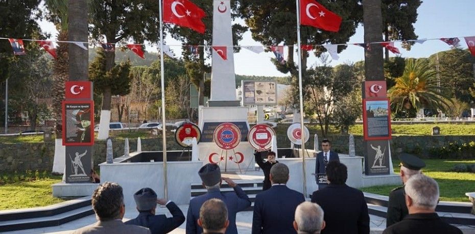 Balıkesir’in Ayvalık ilçesinde şehitlik