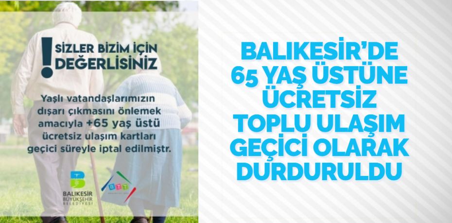 Balıkesir Büyükşehir Belediyesi, 65