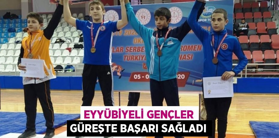 Eyyübiye gençler, katıldıkları turnuvalarda