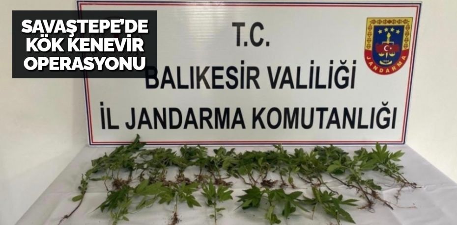 Savaştepe ilçesinde jandarma ekipleri