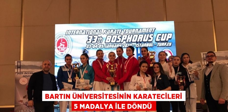 Bartın Üniversitesinin milli sporcuları