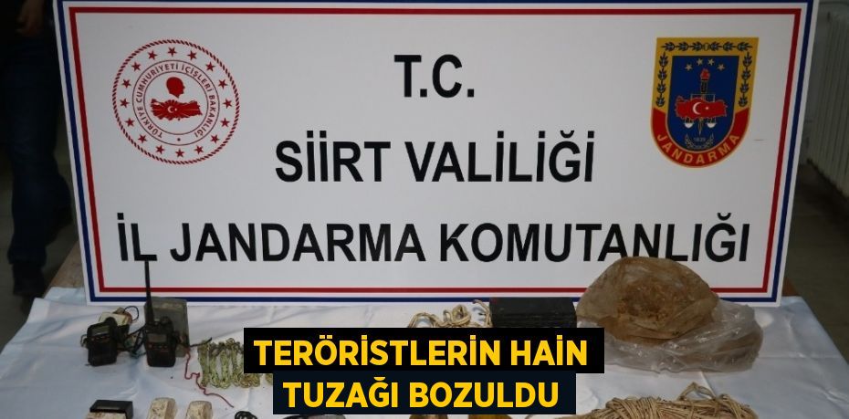 Siirt’te PKK’lı teröristlerce kayalıkların