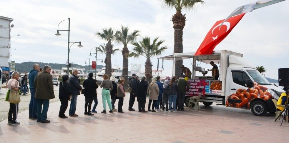 AYVALIK HALKI’NDAN ŞEHİTLER İÇİN LOKMA HAYRI