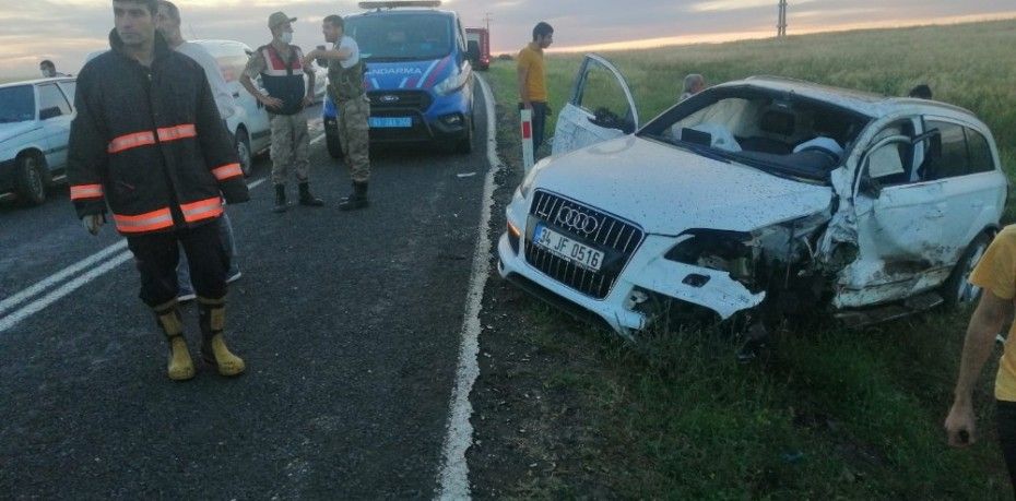 ŞANLIURFA’DA TRAFİK KAZASI 1 ÖLÜ, 1 YARALI