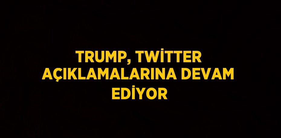 ABD Başkanı Donald Trump,