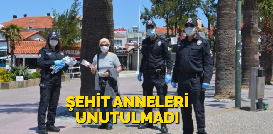 ŞEHİT ANNELERİ UNUTULMADI