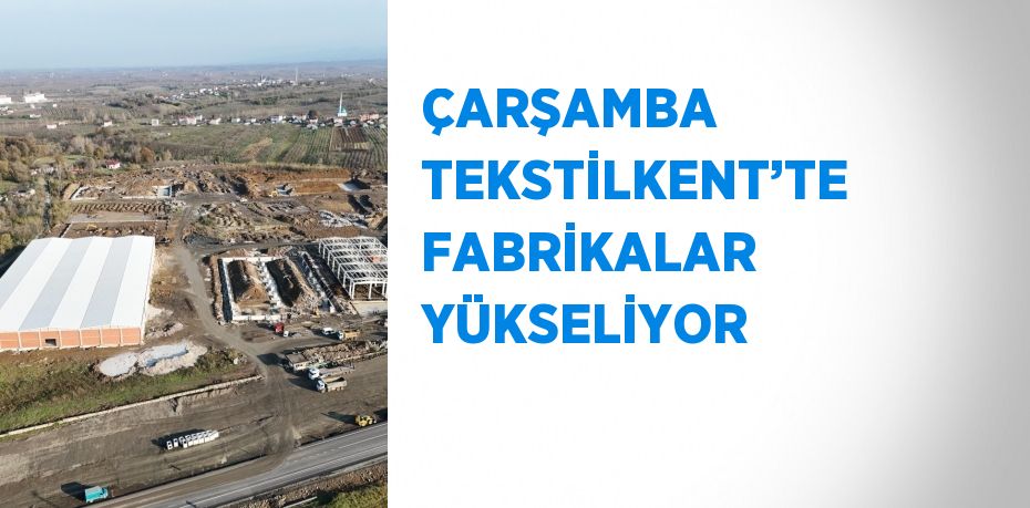 Samsun’un Çarşamba ilçesinde kurulan