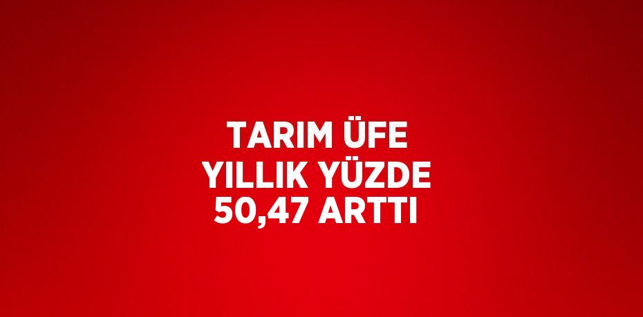 Tarım ürünleri üretici fiyat