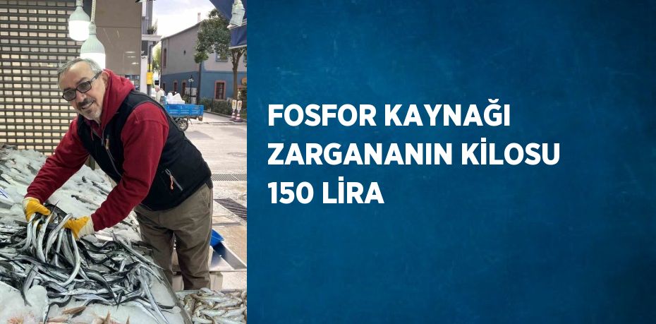 FOSFOR KAYNAĞI ZARGANANIN KİLOSU 150 LİRA