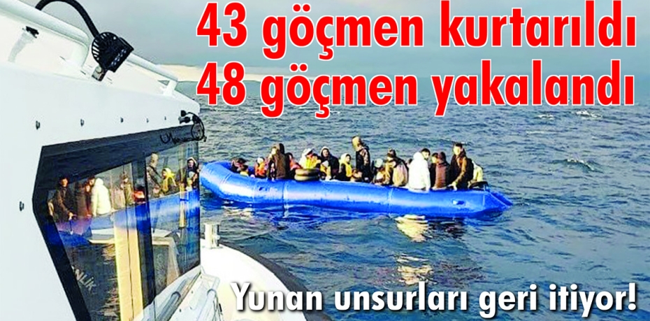 Ayvalık'ta, Sahil Güvenlik tarafından