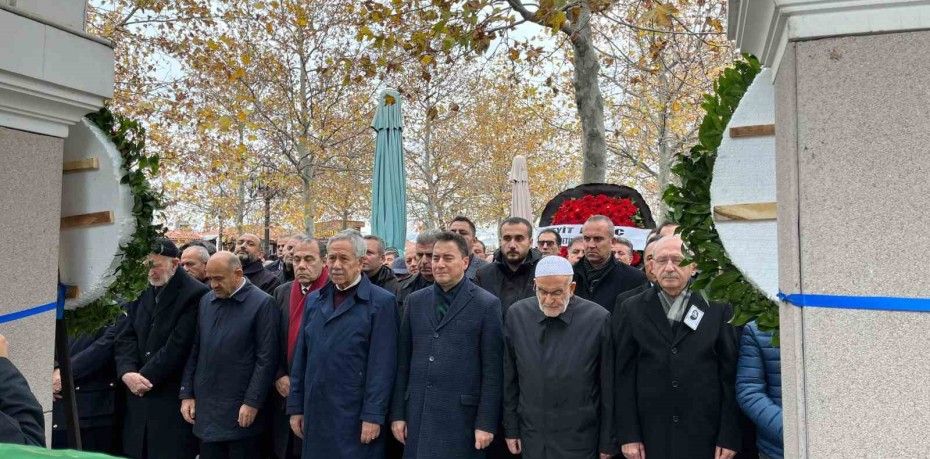 DEVA PARTİSİ LİDERİ BABACAN’IN ANNESİ SON YOLCULUĞUNA UĞURLANDI