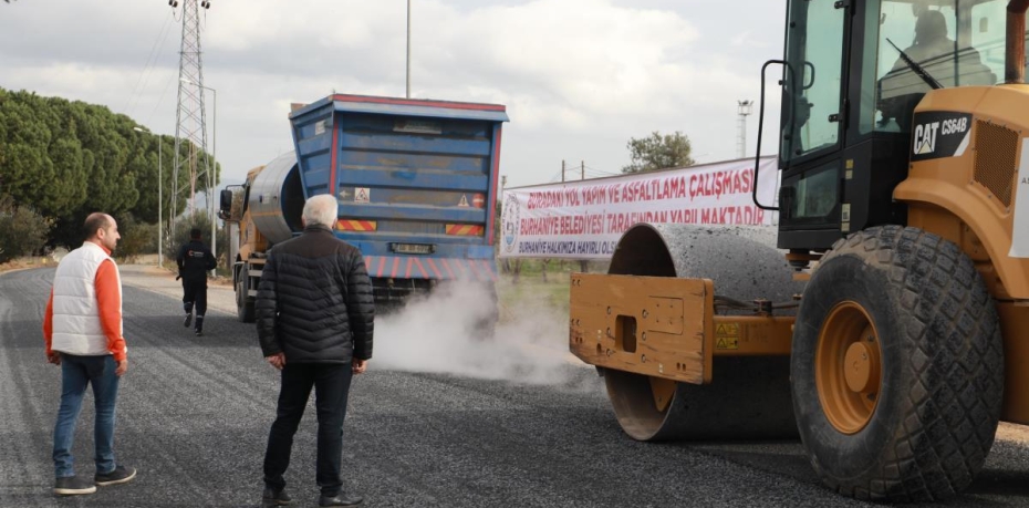 Burhaniye Belediyesi tarafından tüm çalışmaları tamamlanan İzmir-Çanakkale Çevre Yolu, Bülent