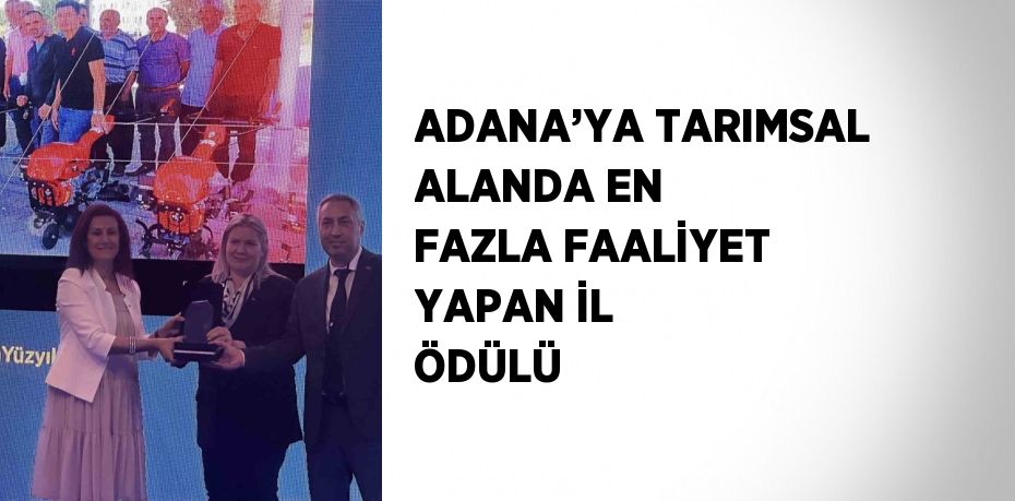 Adana İl Tarım ve