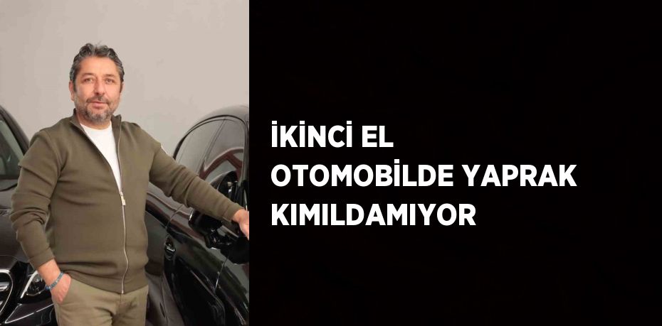 İKİNCİ EL OTOMOBİLDE YAPRAK KIMILDAMIYOR