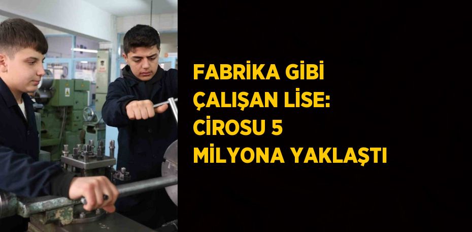 Nevşehir’de fabrika gibi çalışan