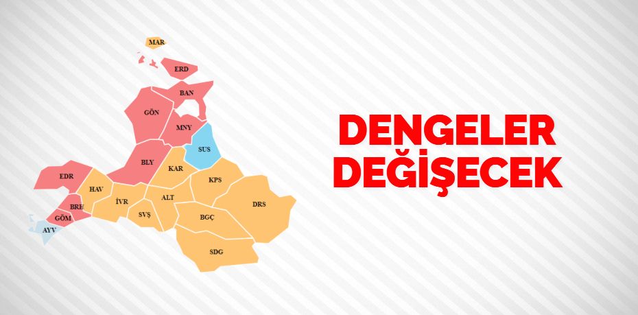 DENGELER DEĞİŞECEK