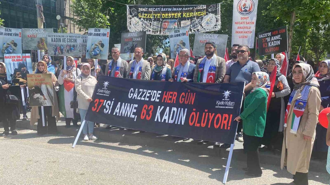 AK Partili kadınlar, Gazzeli anneler için açıklama yaptı