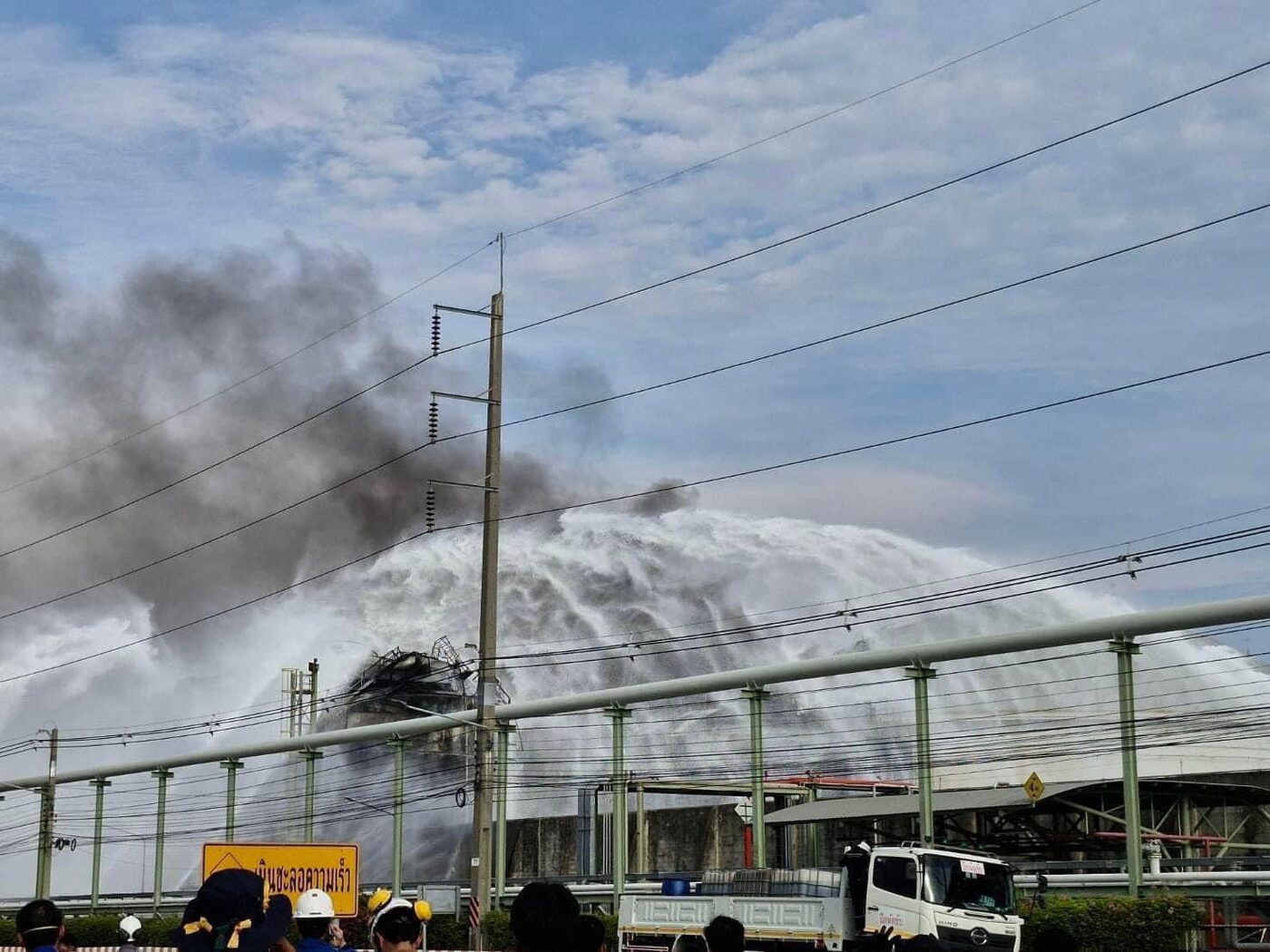 Tayland’da bir kimya fabrikasında