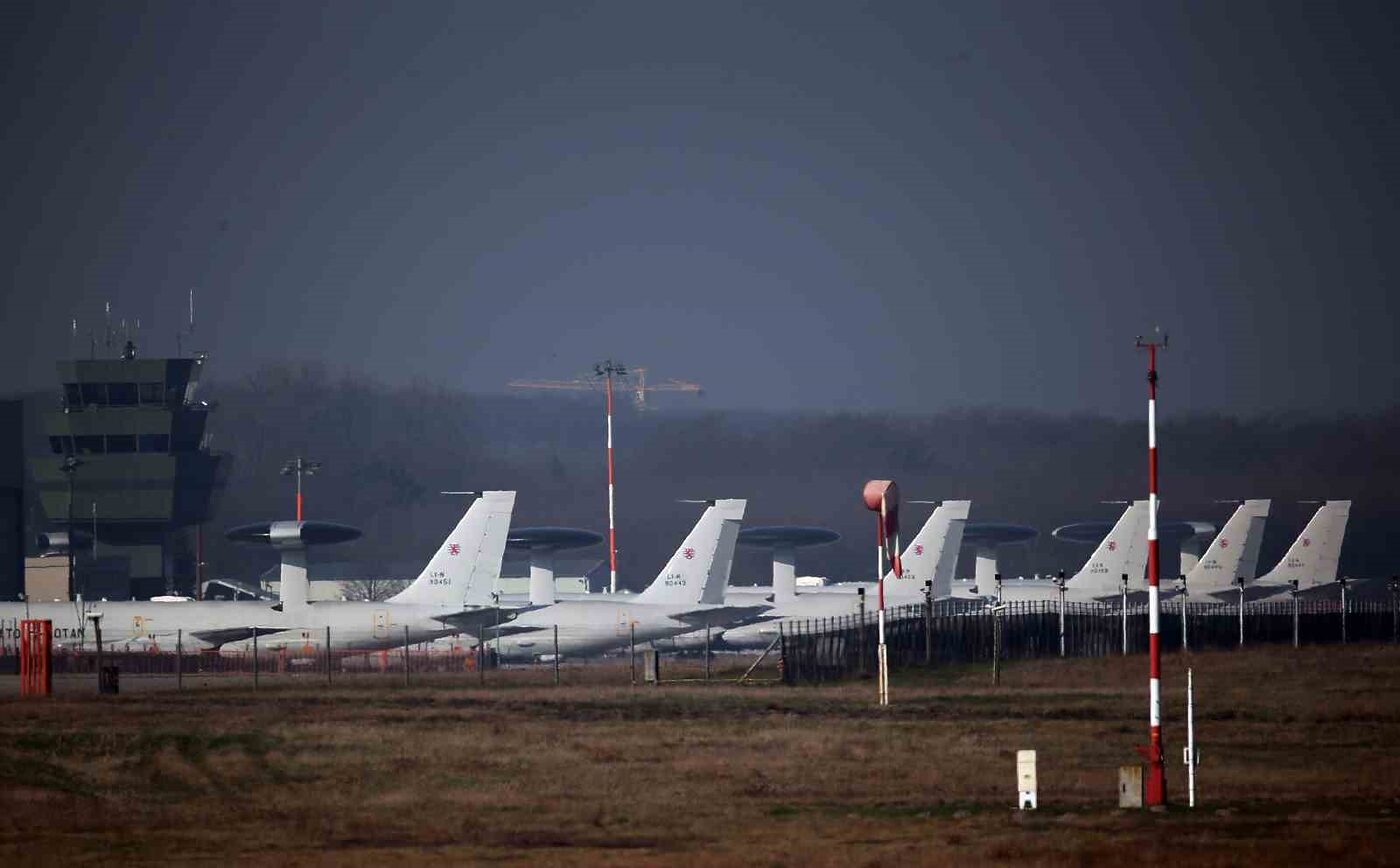 Almanya’nın Geilenkirchen kasabasındaki NATO